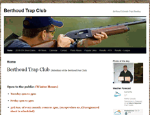 Tablet Screenshot of berthoudtrapclub.com